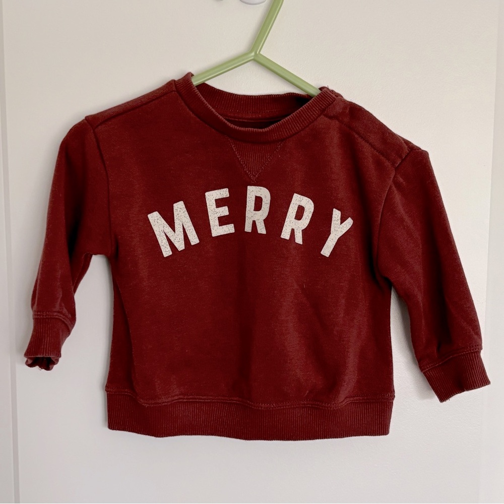 Little Co. by Lauren Conrad | Merry Sweatshirt and Lettuce Edge Leggings